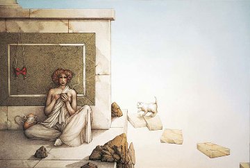 Mask 1996 Limited Edition Print - Michael Parkes Mask 1996 Limited Edition Print - Michael Parkes