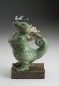 Dragon Dragon Bronze Sculpture 2019 7 in Sculpture by Michael Parkes - 1
