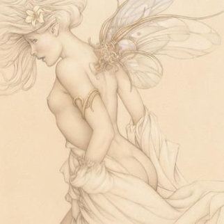 Startled Sky Nymph Limited Edition Print - Michael Parkes Startled Sky Nymph Limited Edition Print - Michael Parkes