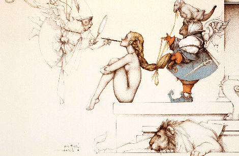 Creating Eve  2000 Limited Edition Print - Michael Parkes