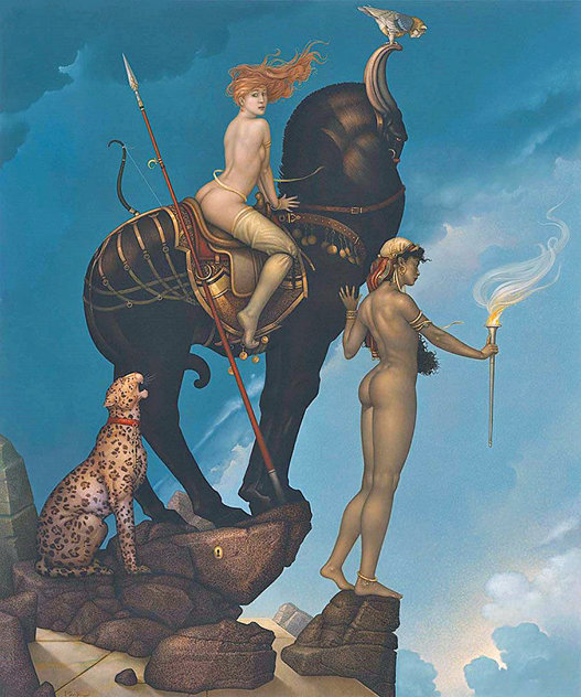 Return of Persephone - Huge Limited Edition Print by Michael Parkes