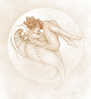 Angel Of August Limited Edition Print - Michael Parkes Angel Of August Limited Edition Print - Michael Parkes
