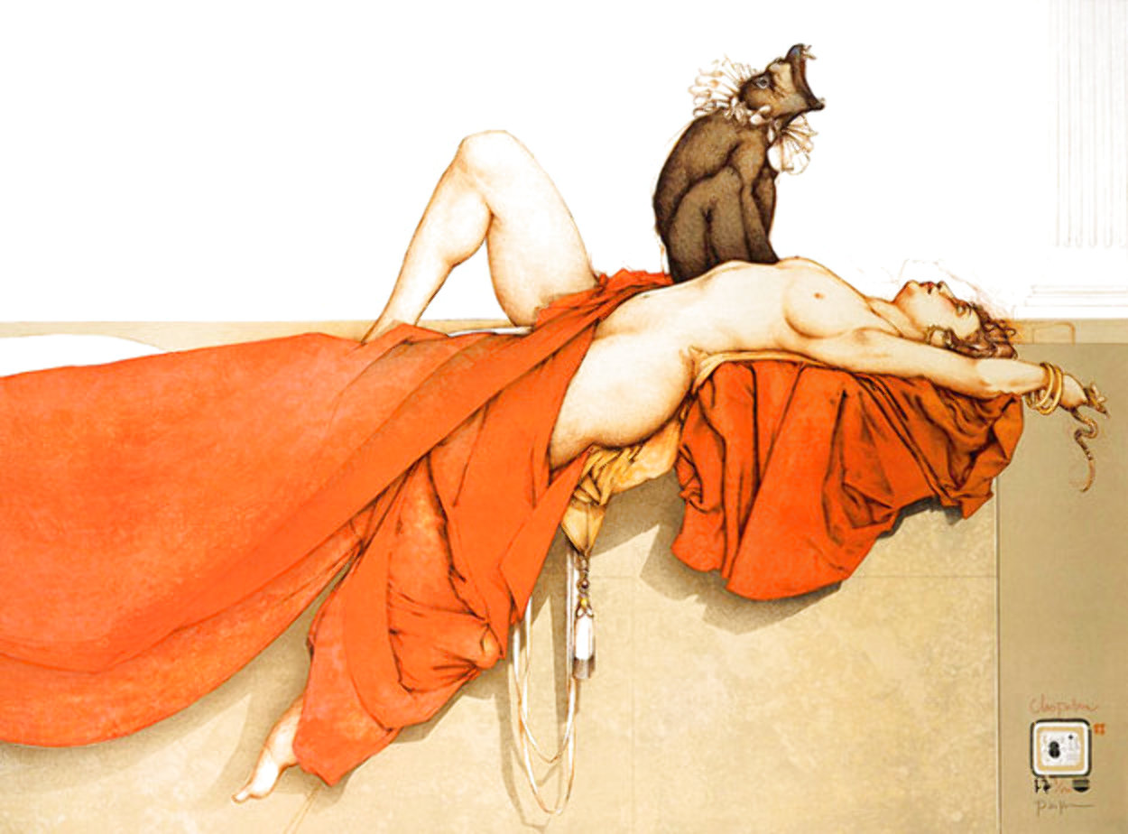Cleopatra 1990 Limited Edition Print by Michael Parkes Cleopatra 1990 Limited Edition Print by Michael Parkes