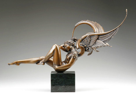 Angel of Dawn Bronze Sculpture 2009 29 in Sculpture - Michael Parkes
