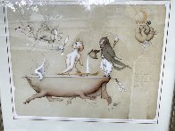Running the Bath EA 1990 Limited Edition Print by Michael Parkes - 3 Running the Bath EA 1990 Limited Edition Print by Michael Parkes - 3