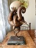 Beginning Bronze Sculpture 2004  - Huge - 23 in Sculpture by Michael Parkes - 8