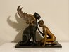 Meditation EA Bronze Sculpture 2015 20 in Sculpture by Michael Parkes - 1