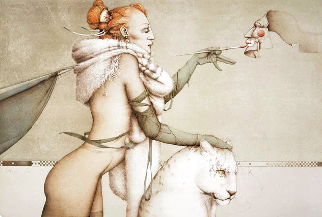 Creation 1987 - Huge Limited Edition Print by Michael Parkes
