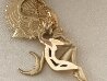 Moonstruck 18k Gold Pendant 2019 Jewelry by Michael Parkes - 3