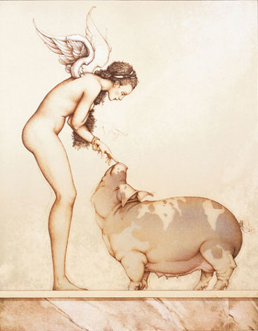 An Angel's Touch Limited Edition Print - Michael Parkes
