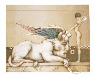 Designing the Sphinx Limited Edition Print by Michael Parkes - 0