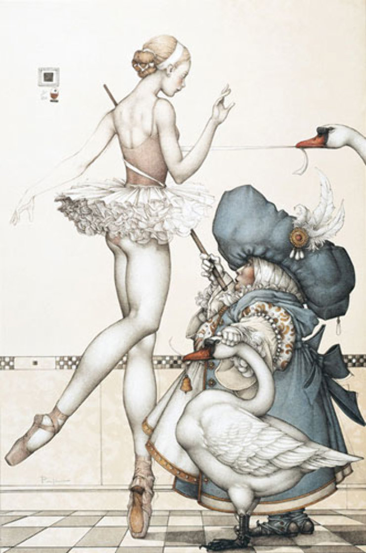 Ballet Mistress Limited Edition Print by Michael Parkes