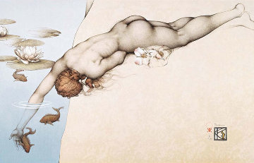 Summer Limited Edition Print - Michael Parkes Summer Limited Edition Print - Michael Parkes