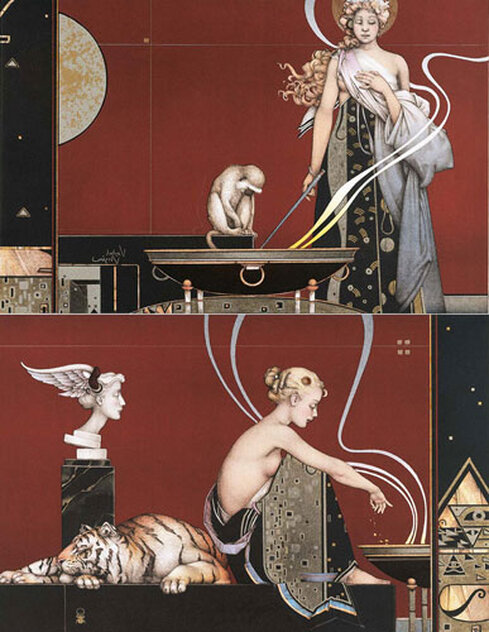 Sacred Fire Limited Edition Print by Michael Parkes