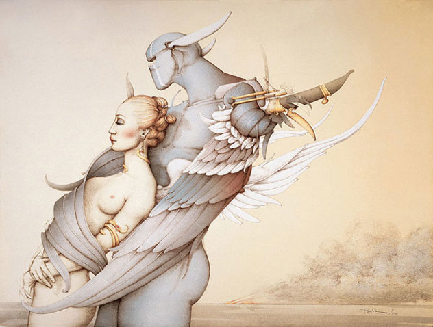 Diamond Warrior Limited Edition Print by Michael Parkes