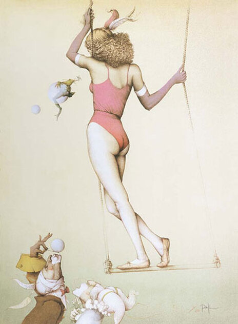 That Daring Young Frog Limited Edition Print by Michael Parkes