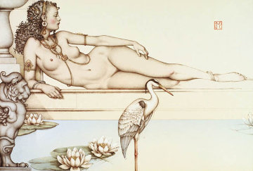 Oasis Limited Edition Print - Michael Parkes Oasis Limited Edition Print - Michael Parkes