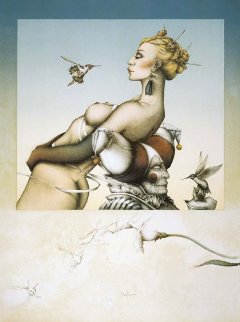 Nectar 1987 Limited Edition Print - Michael Parkes Nectar 1987 Limited Edition Print - Michael Parkes
