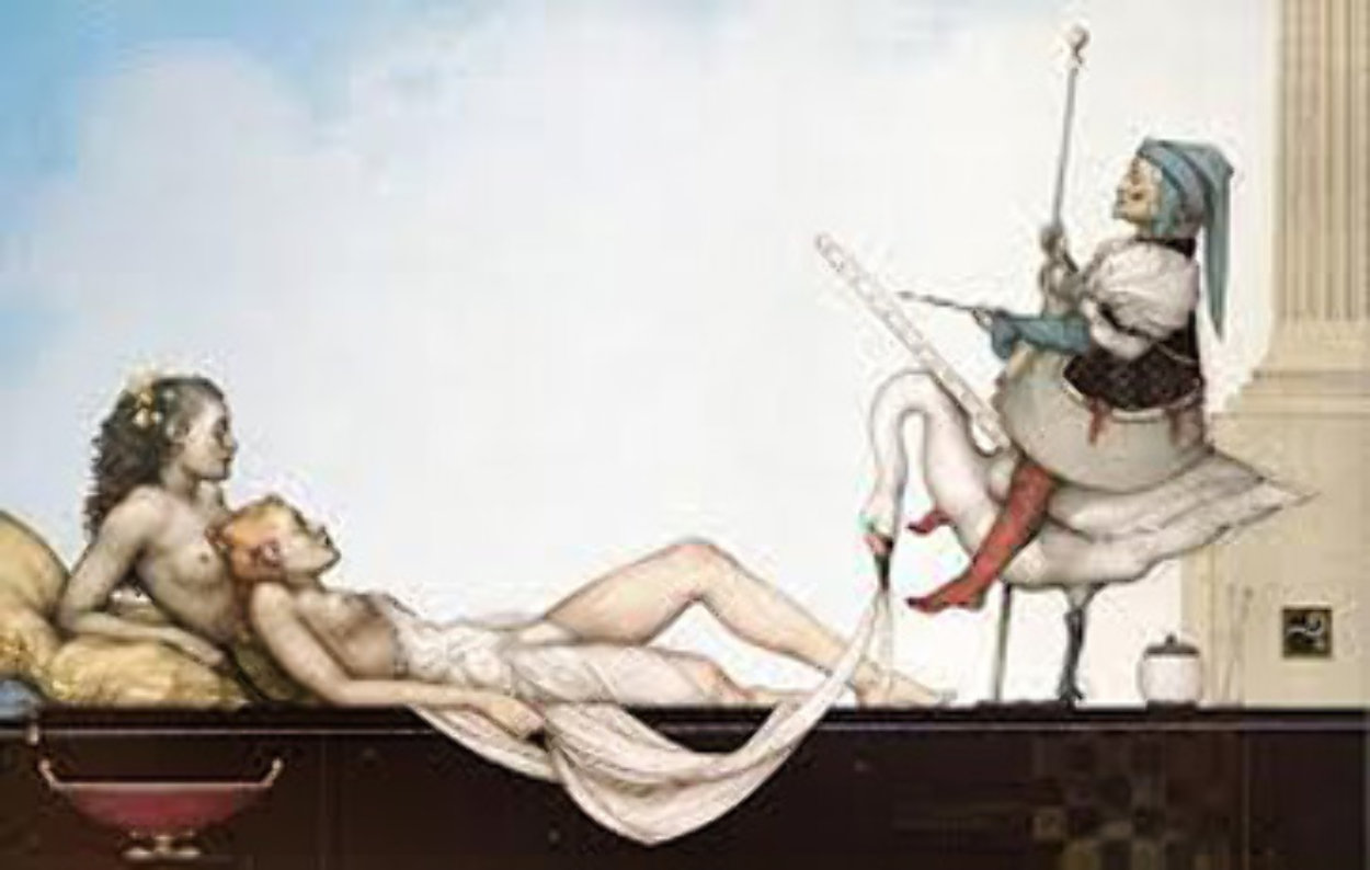 Court Painter 2002 Limited Edition Print by Michael Parkes Court Painter 2002 Limited Edition Print by Michael Parkes