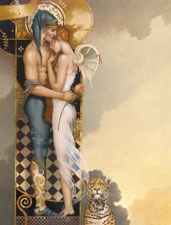 Last Peony 2005 Limited Edition Print - Michael Parkes Last Peony 2005 Limited Edition Print - Michael Parkes