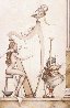 Moon Harp 2000 Limited Edition Print by Michael Parkes - 0 Moon Harp 2000 Limited Edition Print by Michael Parkes - 0