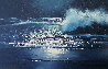 Malibu Moonlight 1974 23x38 Original Painting by Violet Parkhurst - 0