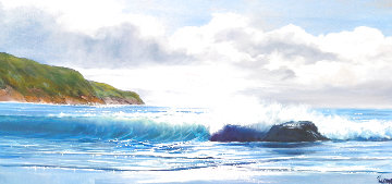 Breaking Thru 1981 36x60 Huge Original Painting - Violet Parkhurst Breaking Thru 1981 36x60 Huge Original Painting - Violet Parkhurst