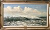 Open Ocean 1972 32x56 Huge - California Original Painting by Violet Parkhurst - 1