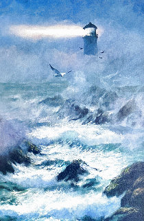 Incoming Fog - San Francisco 2007 39x27 Huge Original Painting - Violet Parkhurst Incoming Fog - San Francisco 2007 39x27 Huge Original Painting - Violet Parkhurst