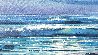 Untitled Seascape 1960 32x56 Original Painting by Violet Parkhurst - 4