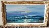 Untitled Seascape 1960 32x56 Original Painting by Violet Parkhurst - 1