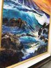 After the Storm Always a Rainbow 35x47 Oil on Canvas - Huge - Signed Twice Original Painting by Violet Parkhurst - 5