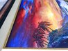 After the Storm Always a Rainbow 35x47 Oil on Canvas - Huge - Signed Twice Original Painting by Violet Parkhurst - 4