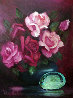 Untitled Still Life (Roses and Abalone Shell) 1983 24x30 Original Painting by Violet Parkhurst - 0