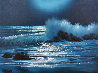 Malibu Moonlight 1971 26x32 Original Painting by Violet Parkhurst - 0