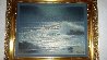 Malibu Moonlight 1971 26x32 Original Painting by Violet Parkhurst - 3