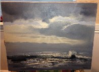 Carmel Seas, California 24x40 Original Painting by Violet Parkhurst - 1 Carmel Seas, California 24x40 Original Painting by Violet Parkhurst - 1