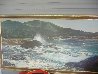 Untitled Seascape 29x53 Original Painting by Violet Parkhurst - 1 Untitled Seascape 29x53 Original Painting by Violet Parkhurst - 1