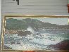 Untitled Seascape 29x53 Original Painting by Violet Parkhurst - 2 Untitled Seascape 29x53 Original Painting by Violet Parkhurst - 2