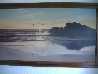 Carmel Beach - California 28x52 Huge - Monterey Ca Original Painting by Violet Parkhurst - 1