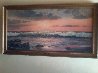 Golden Sunset 24x48 Huge Original Painting by Violet Parkhurst - 1