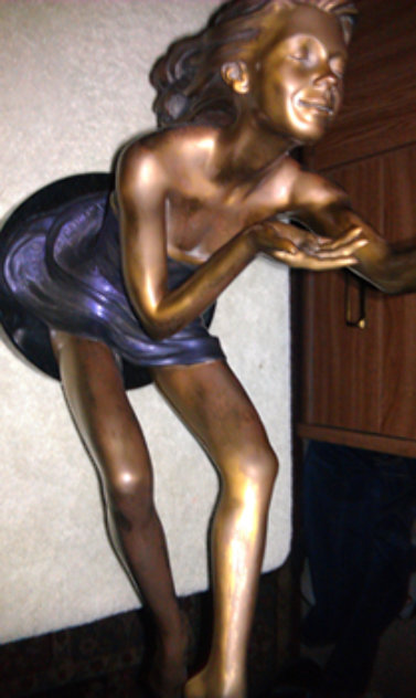 Elation Bronze Sculpture 2000 26 in Sculpture by Ramon Parmenter