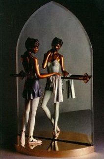 Reverie Bronze Sculpture 1995 32x20 Sculpture - Ramon Parmenter