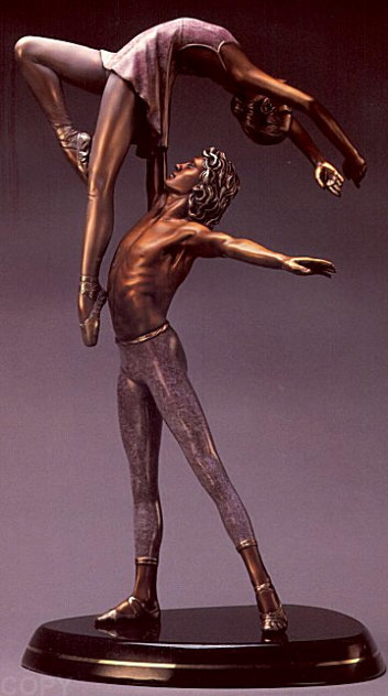 La Balance Bronze Sculpture Sculpture by Ramon Parmenter