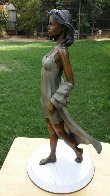 Summer Breeze Bronze Sculpture 1996 24 in Sculpture by Ramon Parmenter - 3