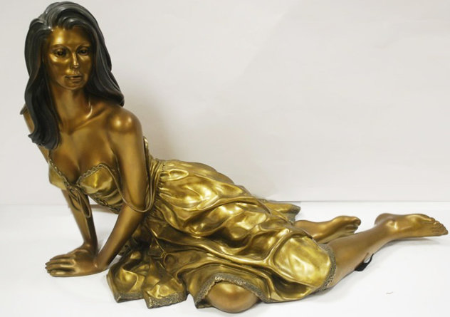 Tranquility Bronze Sculpture 1999 26 in Sculpture by Ramon Parmenter