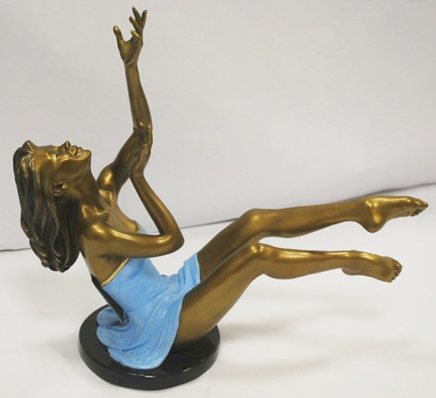 Elation Bronze Sculpture 2000 17 in Sculpture by Ramon Parmenter