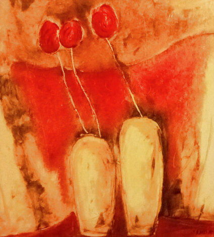 Rouge 2003 Embellished Giclee on Canvas Limited Edition Print - Emilija Pasagic