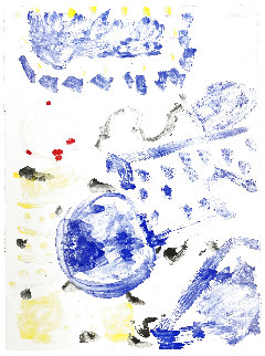 Without Title 29x22  2014 Monotype Works on Paper (not prints) - Patrick Heron