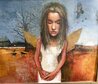 Fallen Angel 39x24 -  Oil on Canvas Original Painting by  Patterson and Barnes - 2